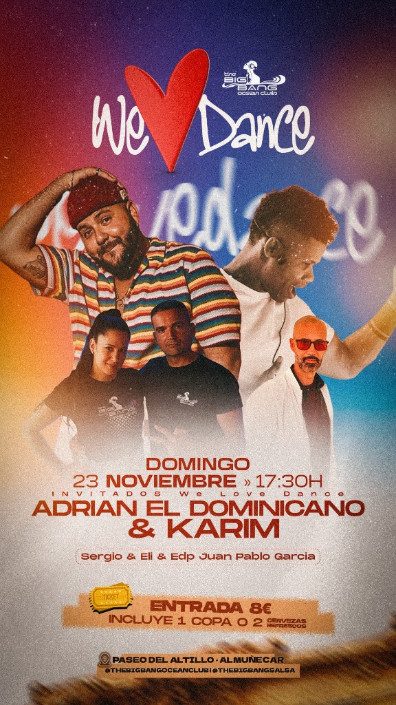 We love dance en The Big Bang Ocean Club