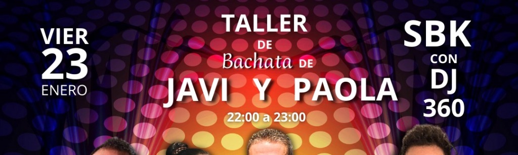 Social y taller de bachata de Javi y Paola en Vintage