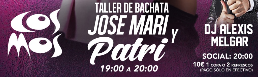 Social y taller de bachata en Sala Cosmos