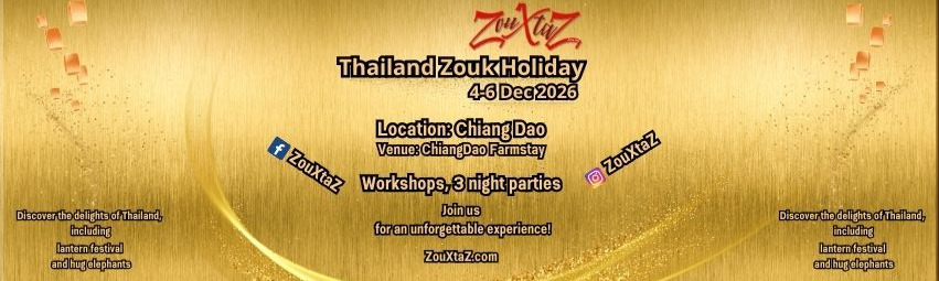ZouXtaZ Thailand Zouk Holiday 2026 